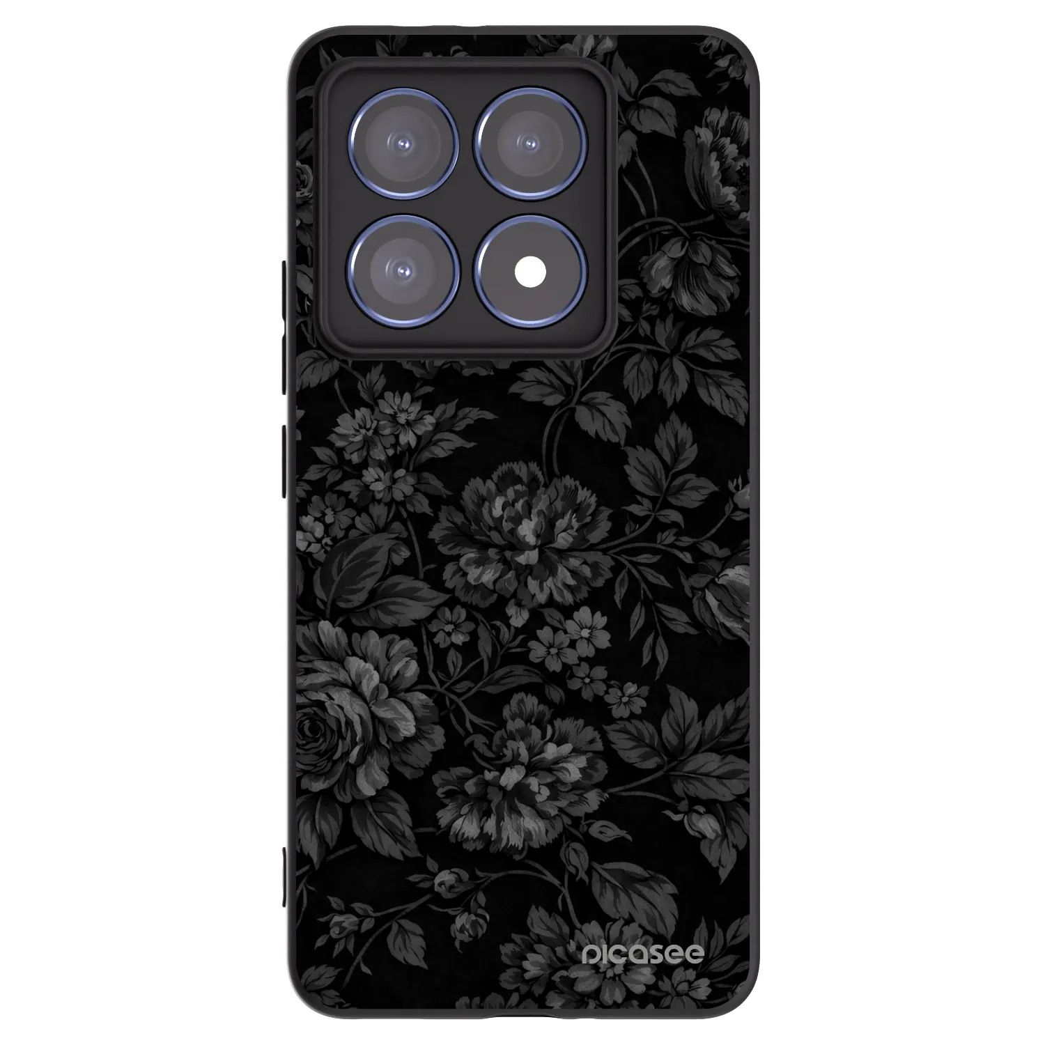 Picasee Μαύρη θήκη σιλικόνης για Xiaomi 14T Pro - Dark Romance