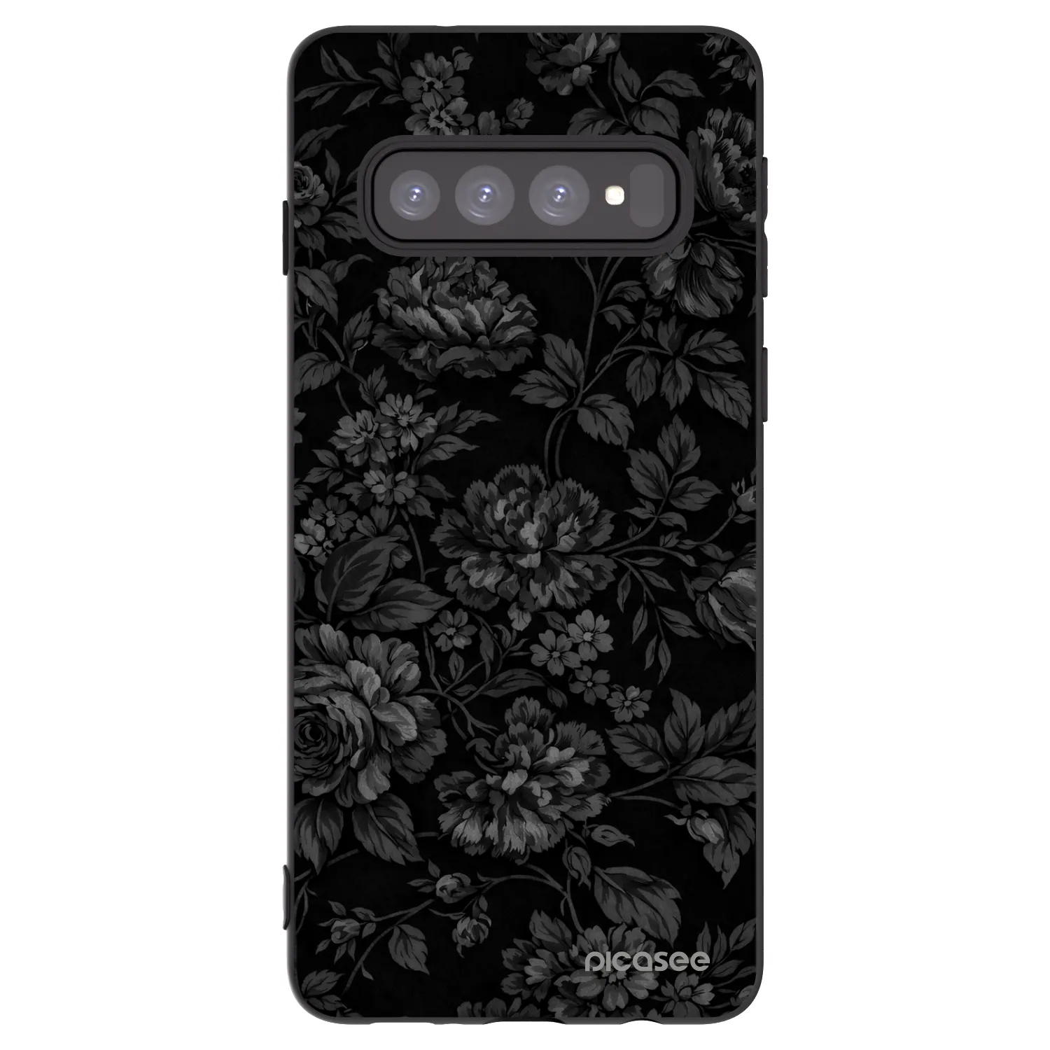 Picasee Μαύρη θήκη σιλικόνης για Samsung Galaxy S10 G973 - Dark Romance