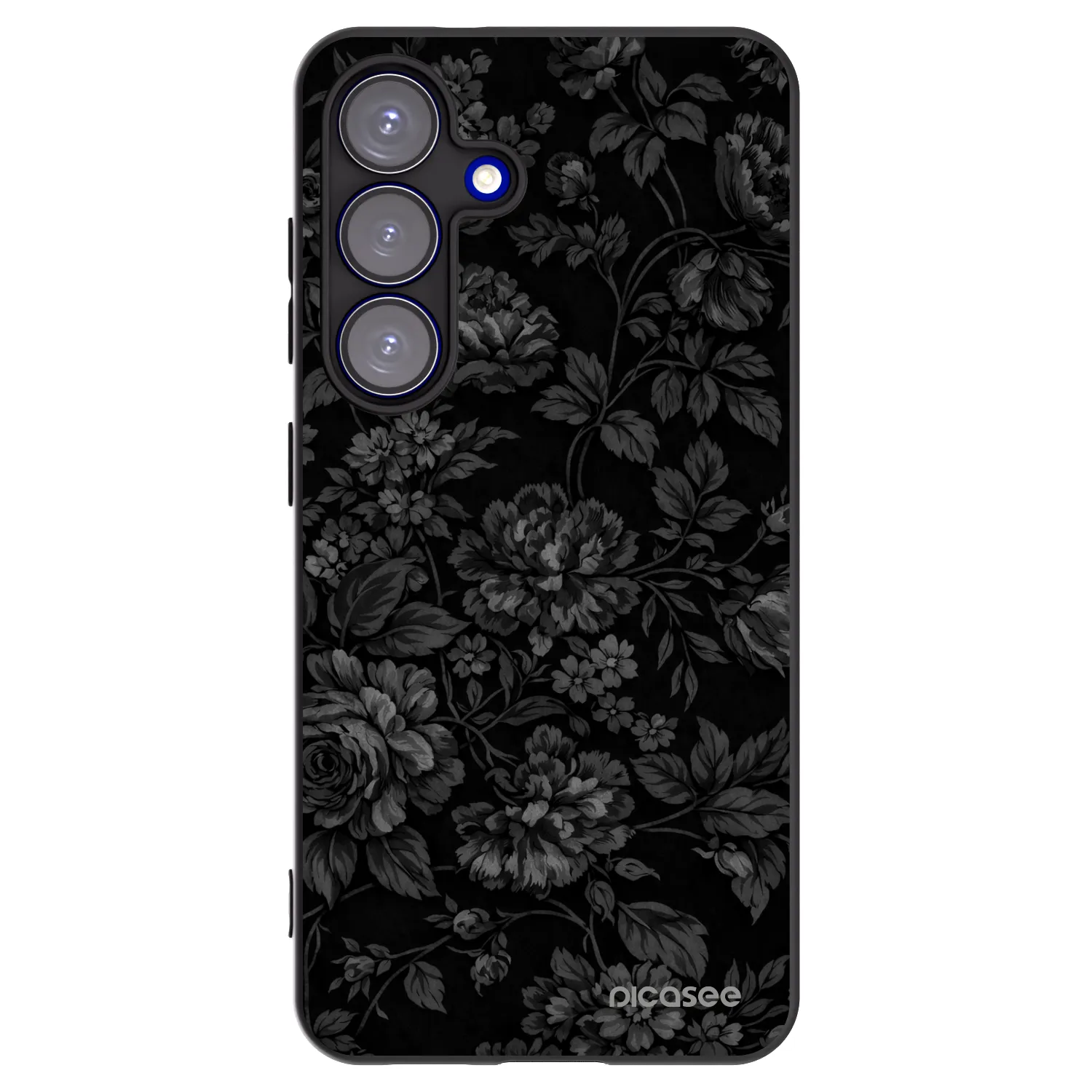 Picasee Μαύρη θήκη σιλικόνης για Samsung Galaxy S25 5G - Dark Romance