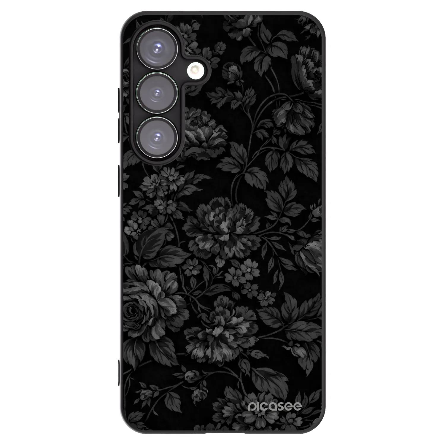 Picasee Μαύρη θήκη σιλικόνης για Samsung Galaxy S25+ 5G - Dark Romance