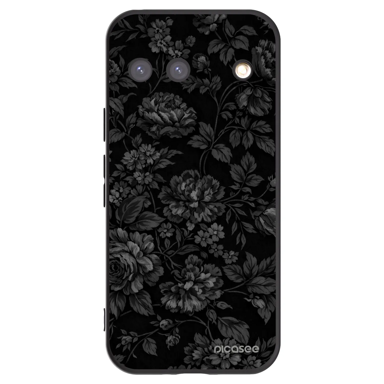 Picasee Μαύρη θήκη σιλικόνης για Google Pixel 9 - Dark Romance