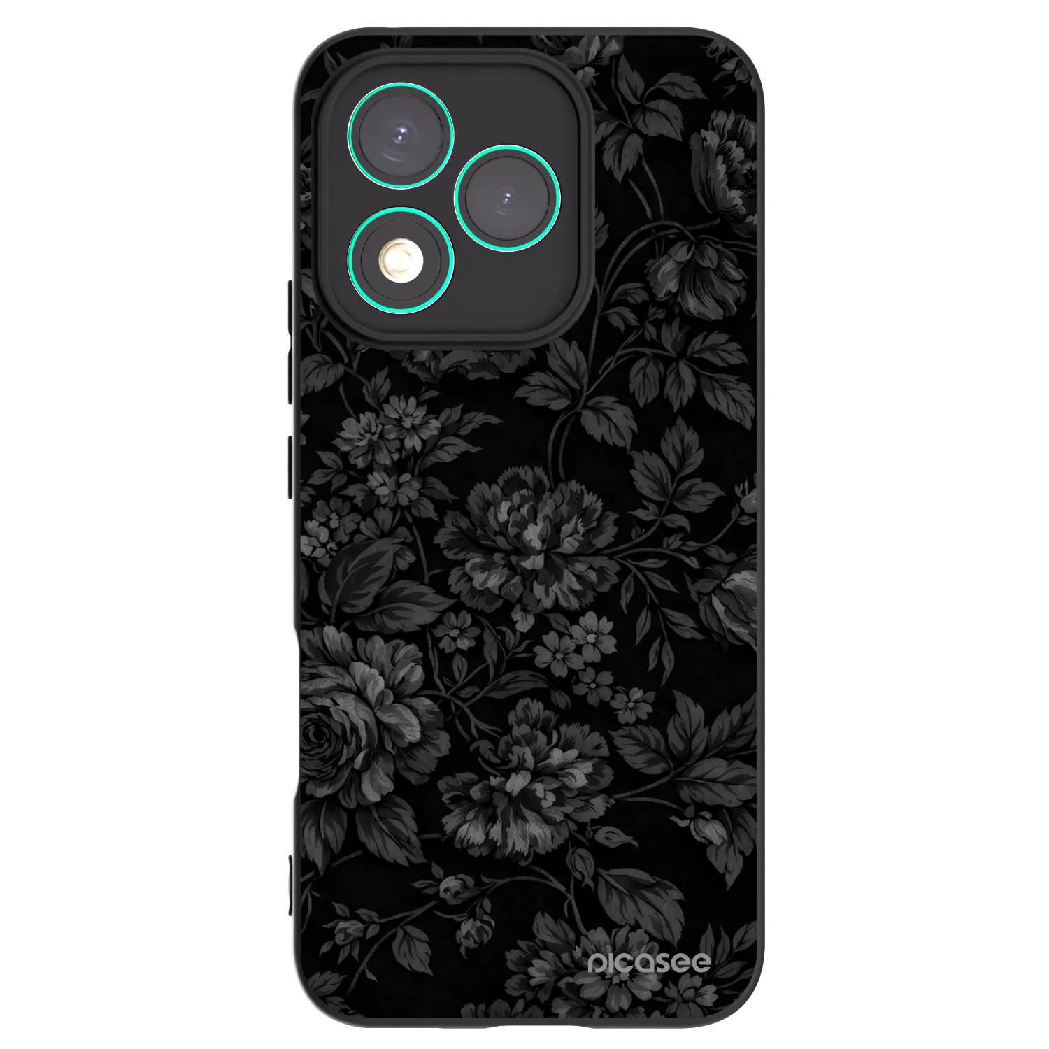 Picasee Μαύρη θήκη σιλικόνης για Honor 400 Lite 5G - Dark Romance