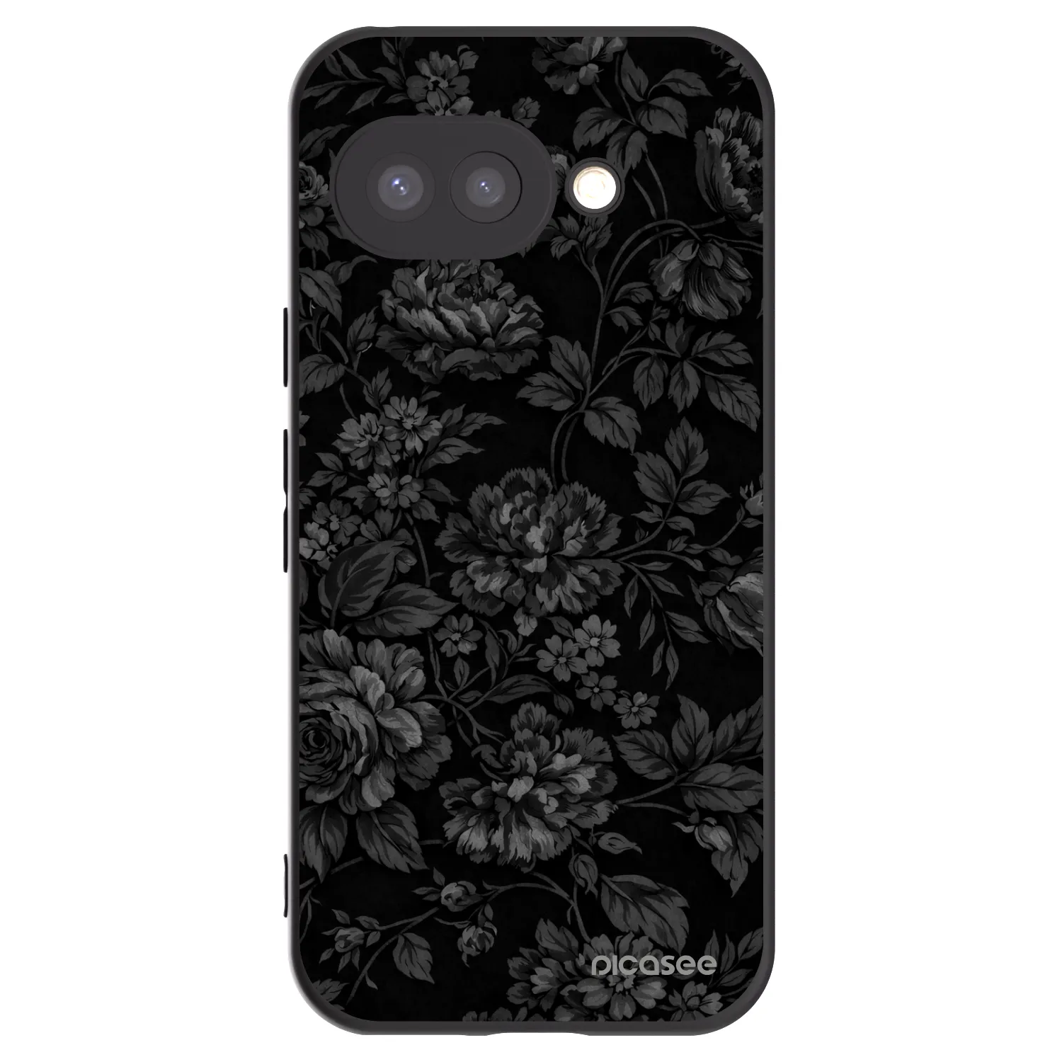 Picasee Μαύρη θήκη σιλικόνης για Google Pixel 9a - Dark Romance