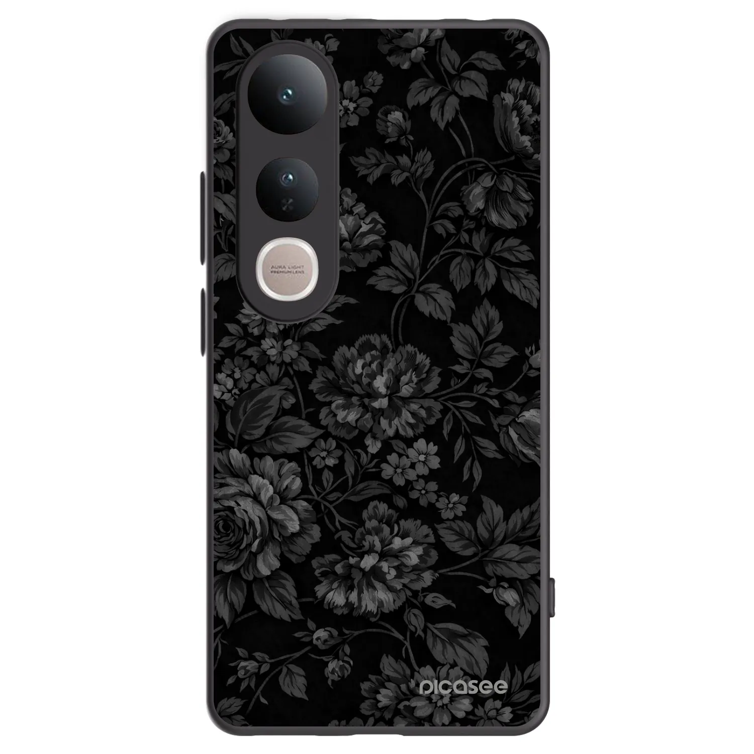 Picasee Μαύρη θήκη σιλικόνης για Vivo V50 Lite 5G - Dark Romance