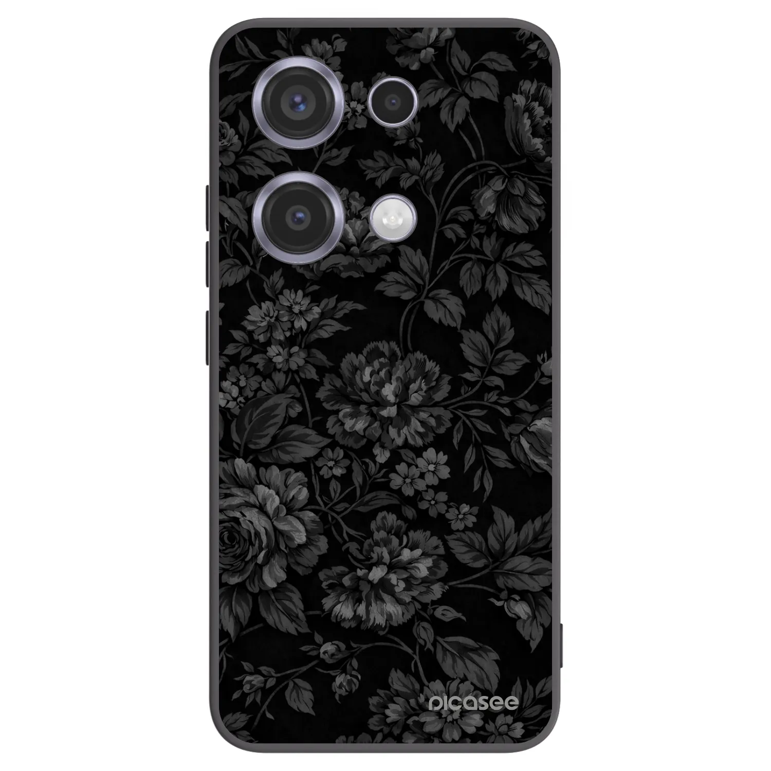 Picasee Μαύρη θήκη σιλικόνης για Xiaomi Redmi Note 14S - Dark Romance