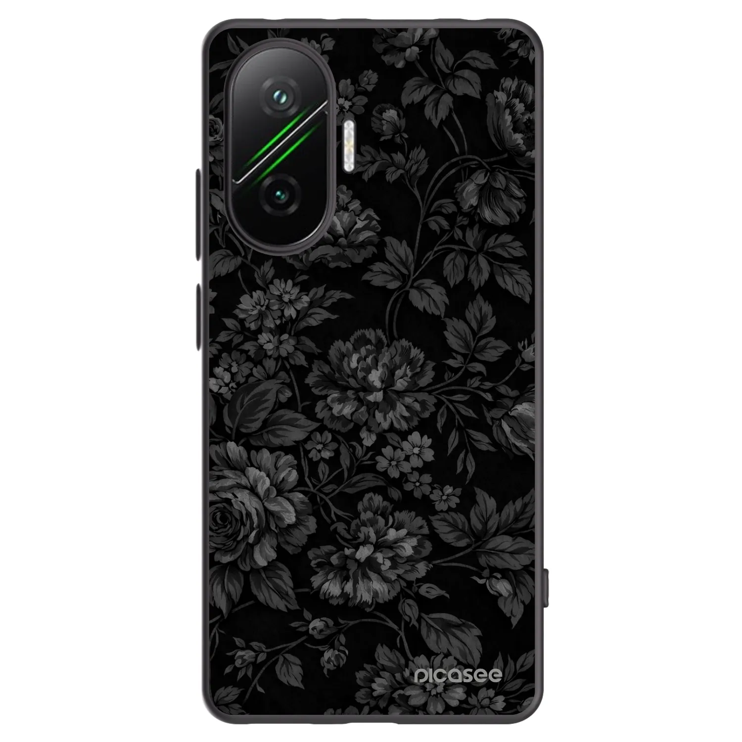 Picasee Μαύρη θήκη σιλικόνης για Xiaomi Poco F7 5G - Dark Romance