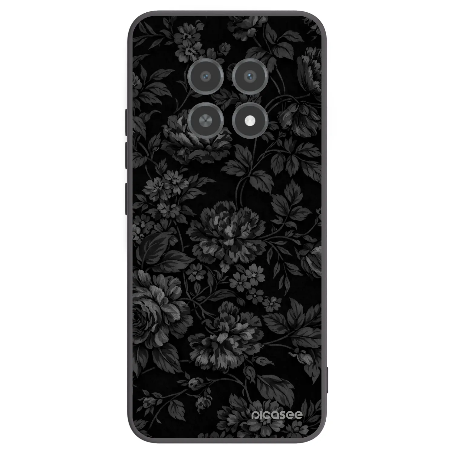 Picasee Μαύρη θήκη σιλικόνης για Realme 12X - Dark Romance