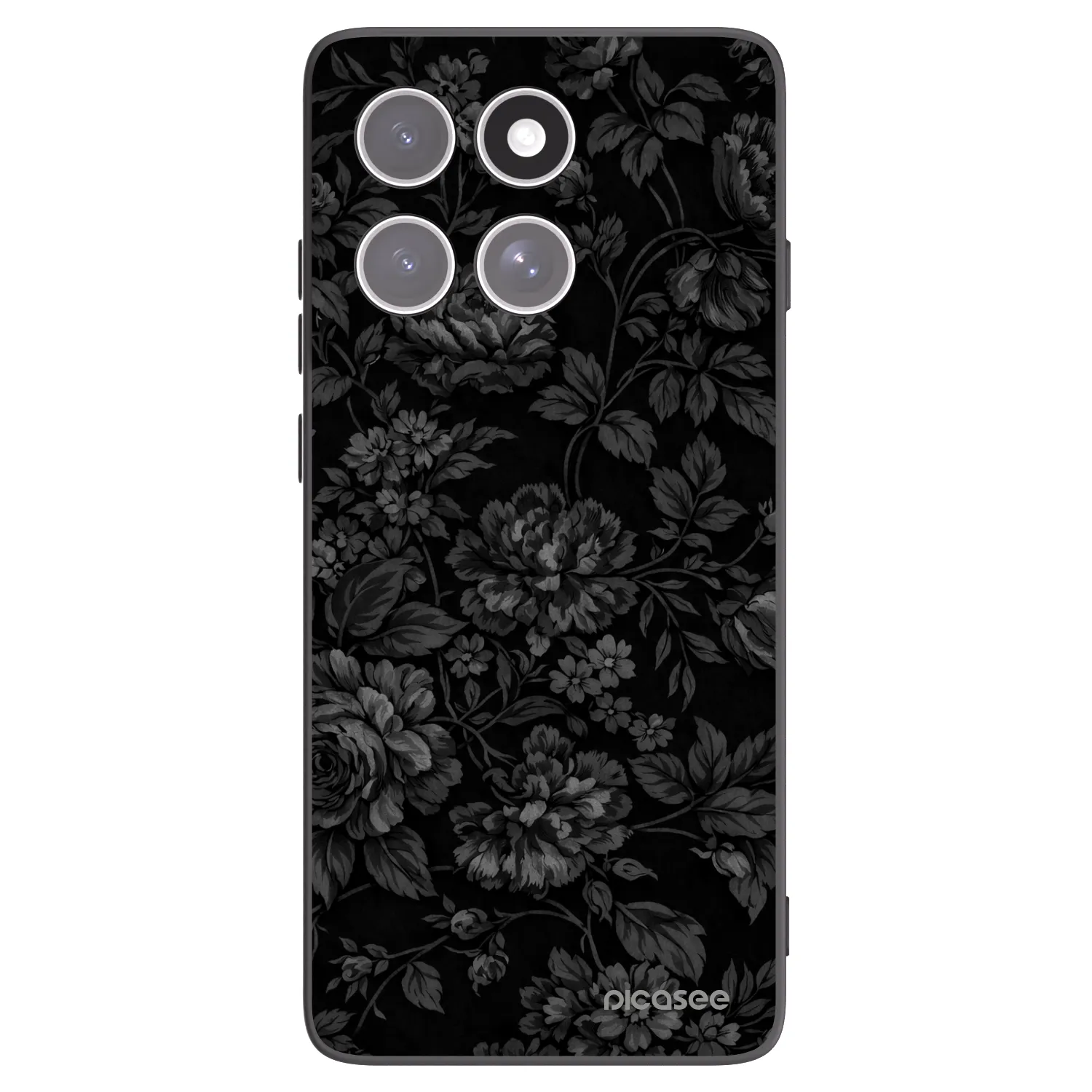 Picasee Μαύρη θήκη σιλικόνης για Motorola Edge 60 Pro - Dark Romance