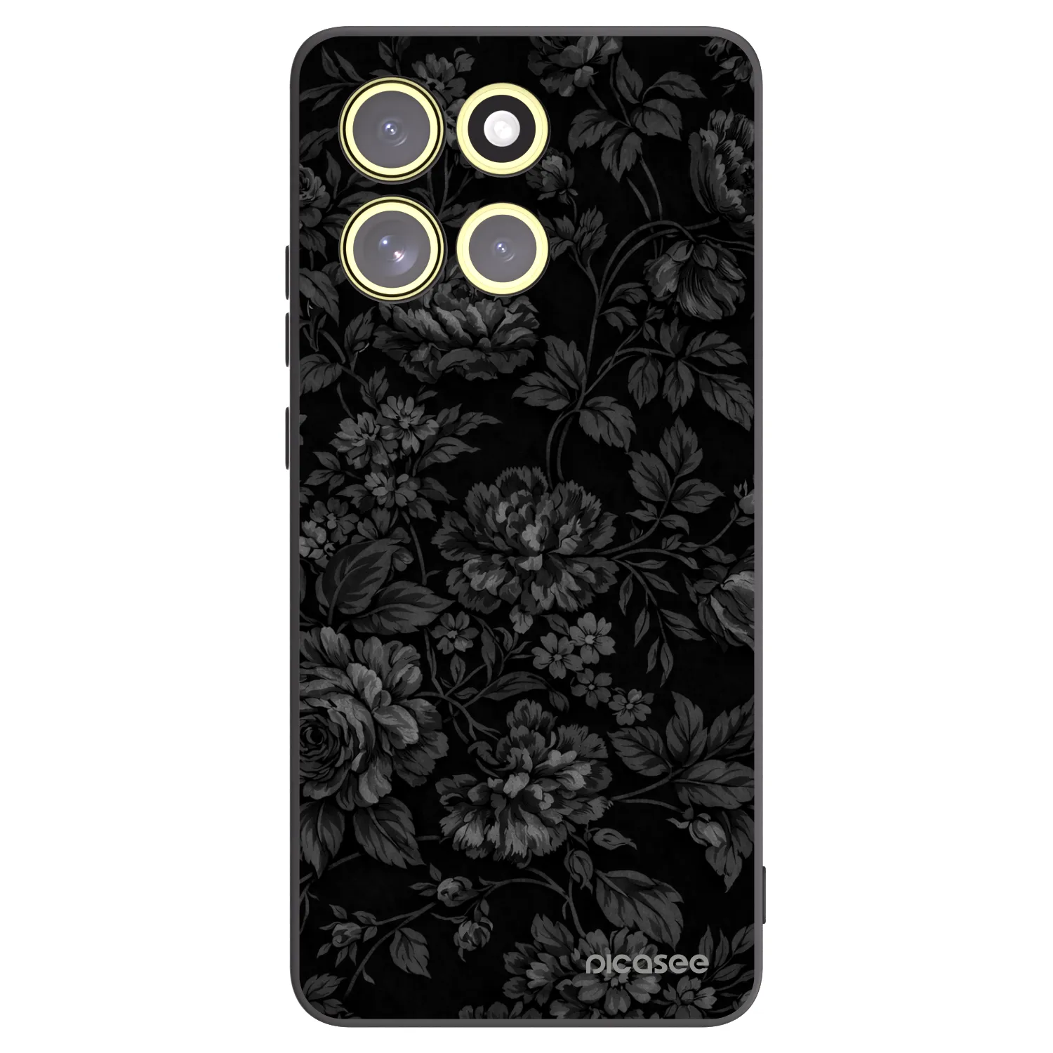 Picasee Μαύρη θήκη σιλικόνης για Motorola Moto G86 5G - Dark Romance