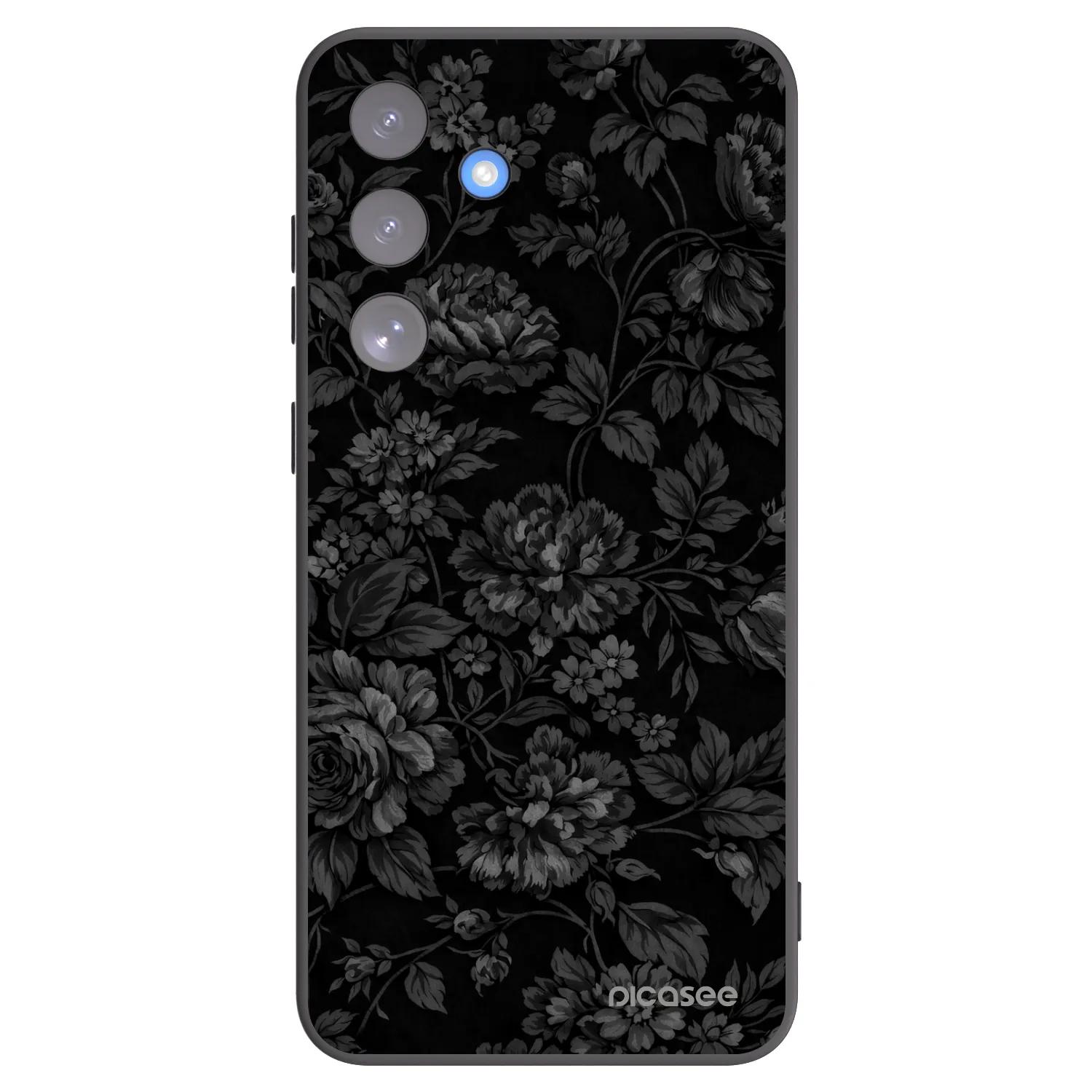 Picasee Μαύρη θήκη σιλικόνης για Samsung Galaxy S25 FE 5G - Dark Romance