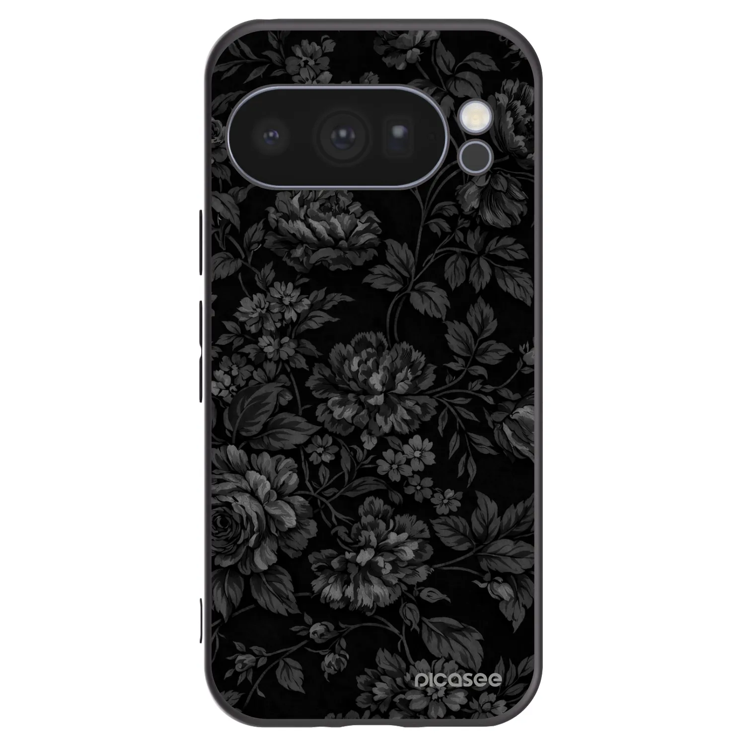 Picasee Μαύρη θήκη σιλικόνης για Google Pixel 10 Pro - Dark Romance
