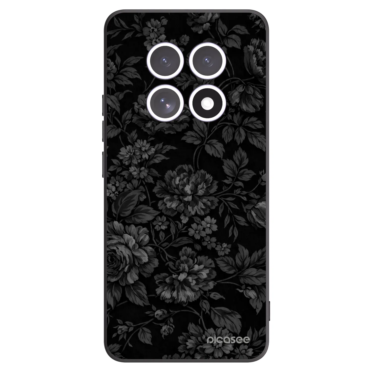 Picasee Μαύρη θήκη σιλικόνης για Xiaomi Redmi Note 15 5G - Dark Romance
