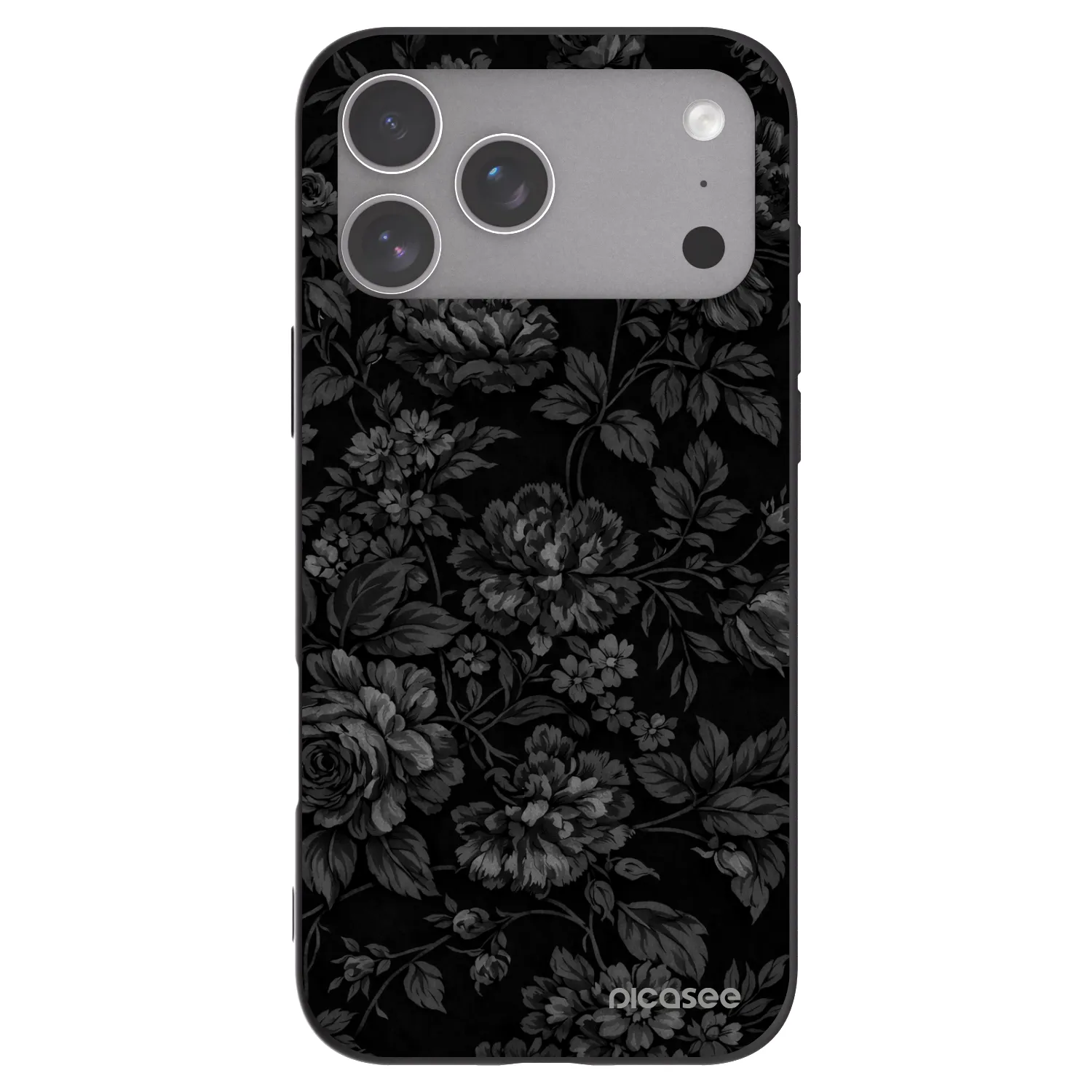 Picasee Μαύρη θήκη σιλικόνης για Apple iPhone 18 Pro Max - Dark Romance