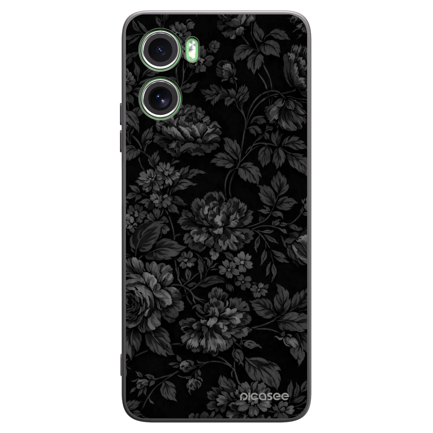 Picasee Μαύρη θήκη σιλικόνης για Motorola Moto G06 - Dark Romance