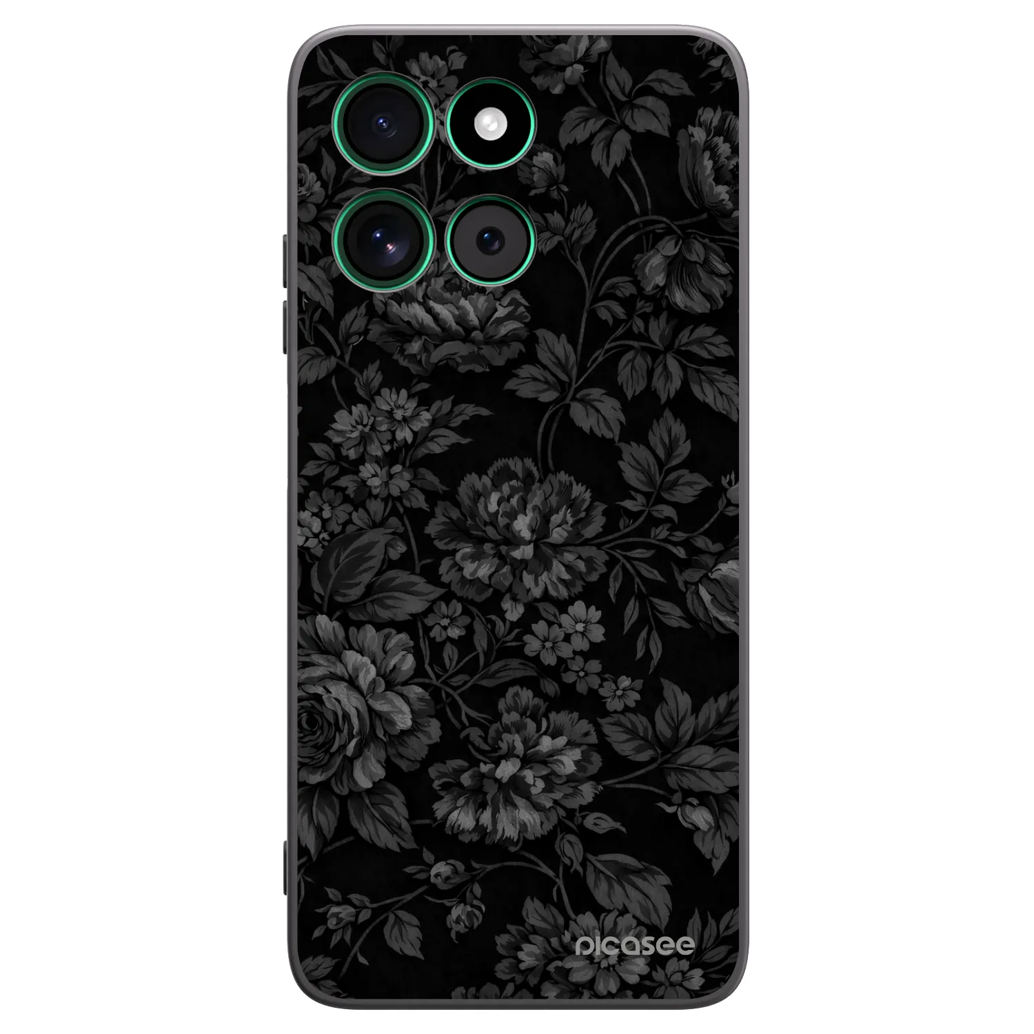 Picasee Μαύρη θήκη σιλικόνης για Motorola Moto G57 Power - Dark Romance
