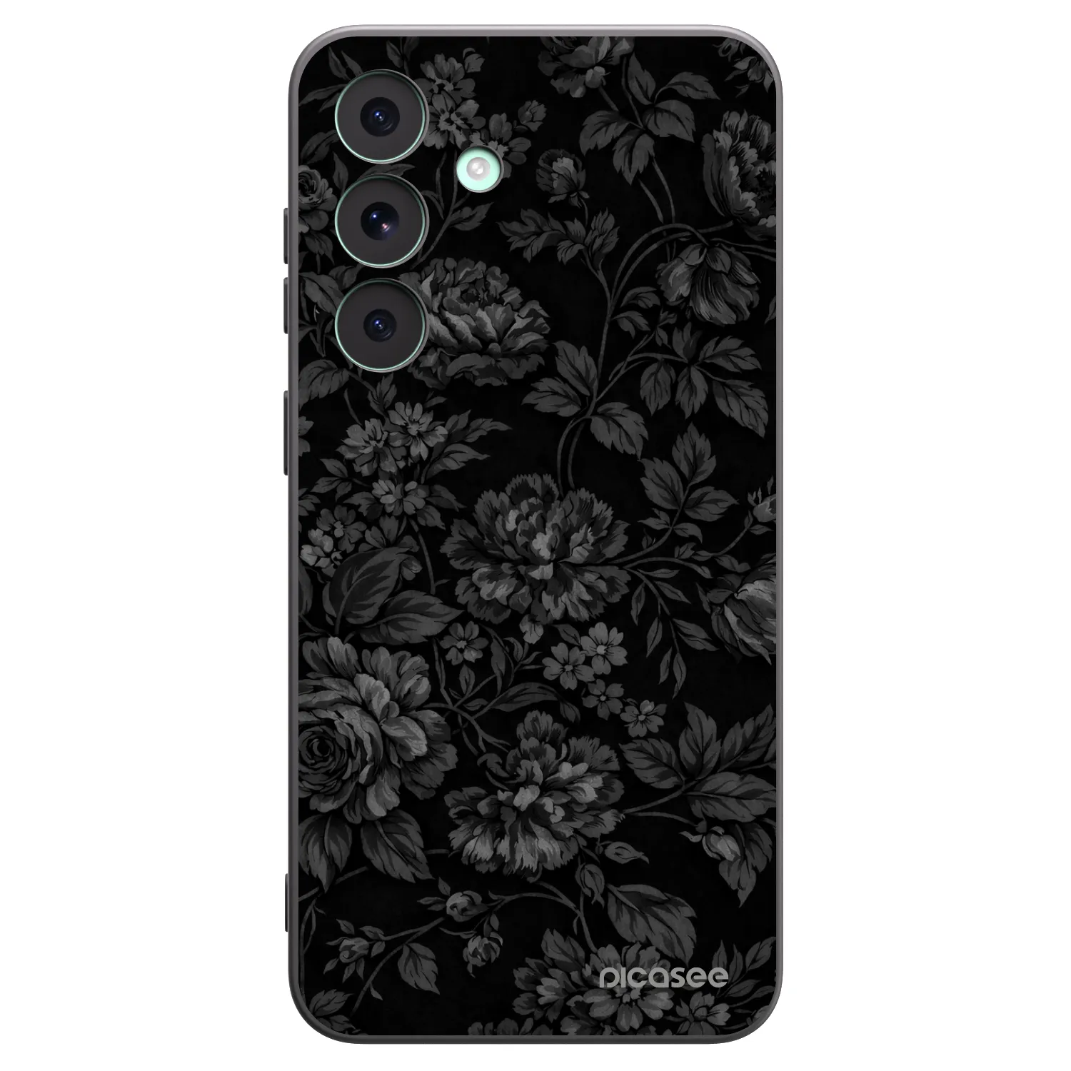Picasee Μαύρη θήκη σιλικόνης για Samsung Galaxy S26 FE - Dark Romance