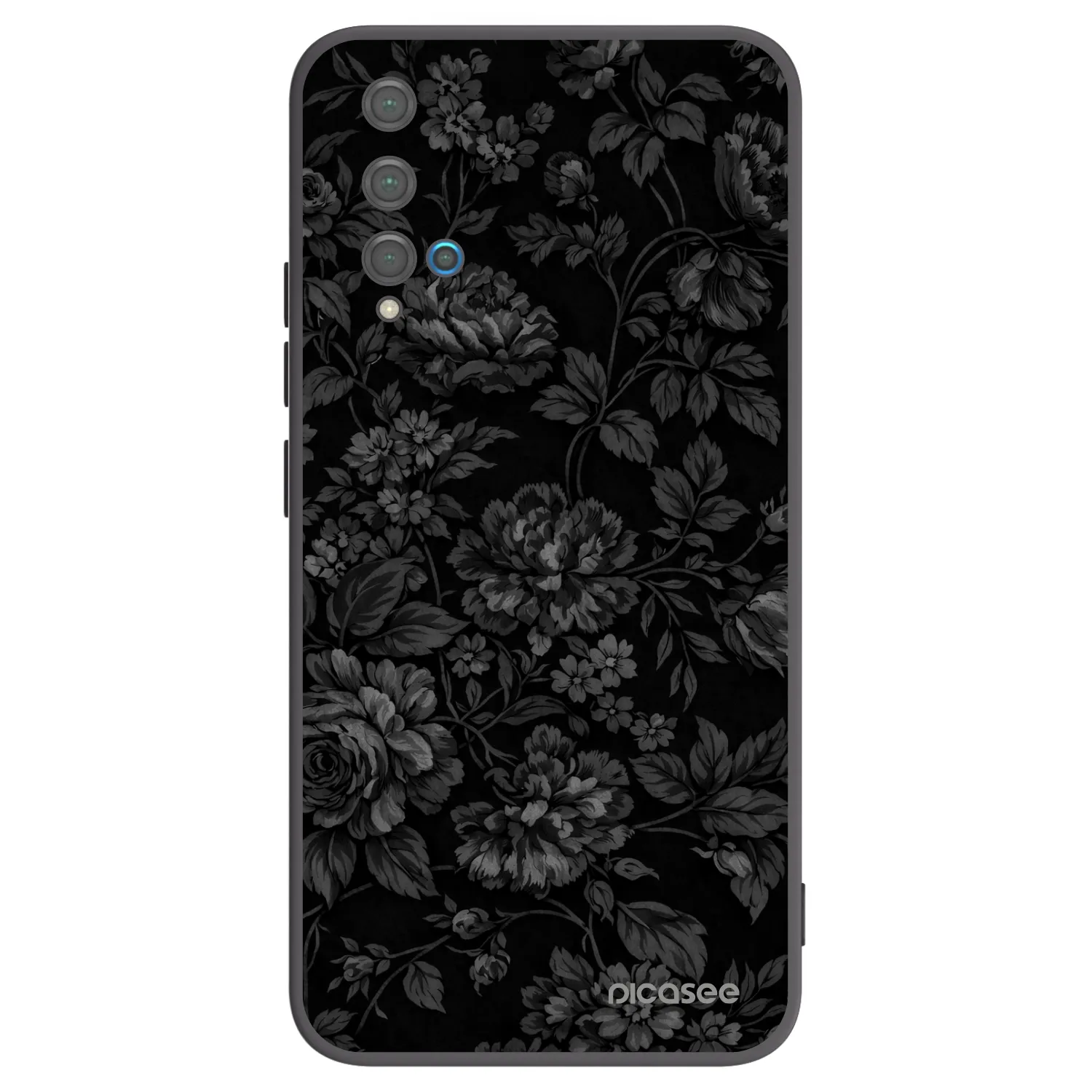 Picasee Μαύρη θήκη σιλικόνης για Huawei Nova 5T - Dark Romance