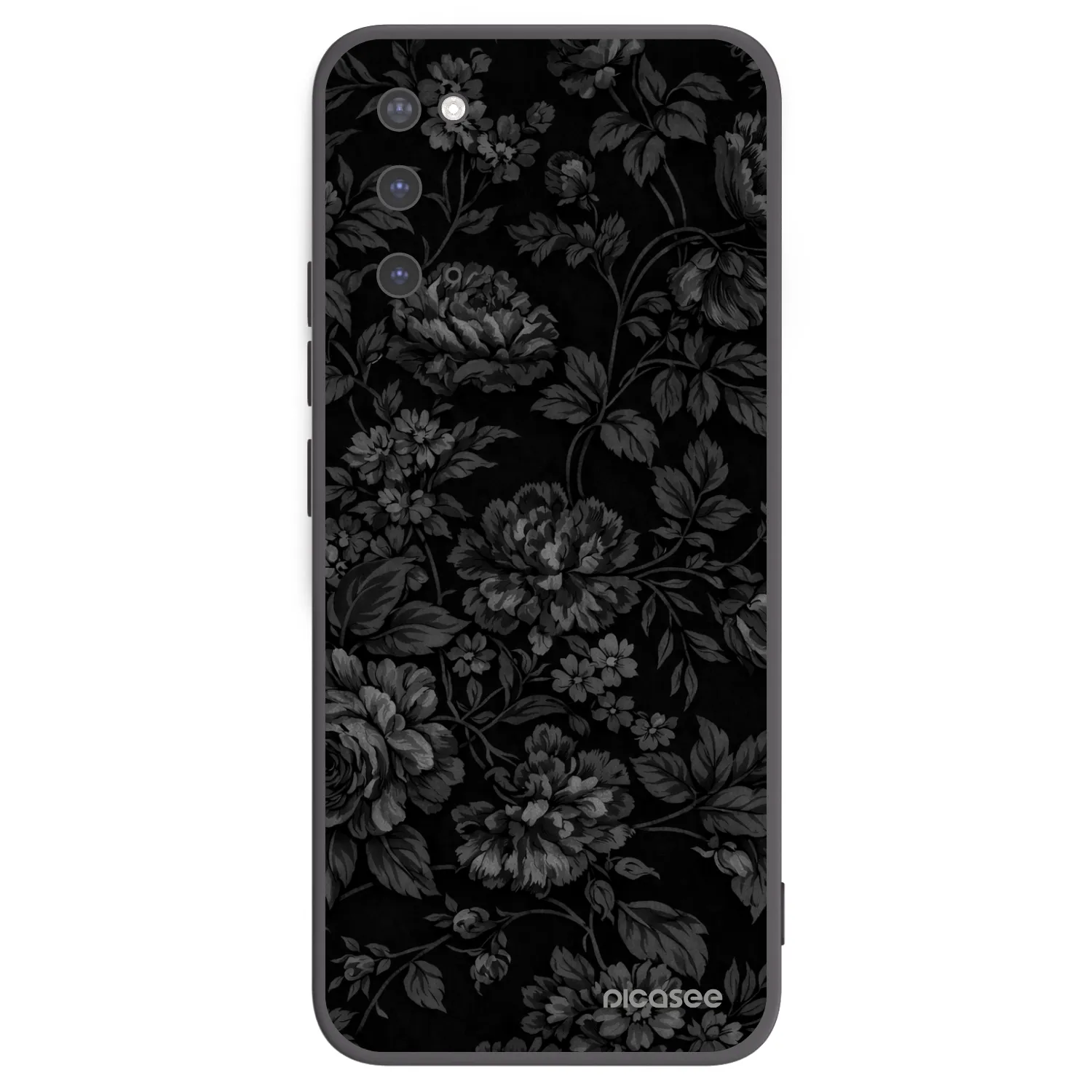 Picasee Μαύρη θήκη σιλικόνης για Samsung Galaxy S20 G980F - Dark Romance