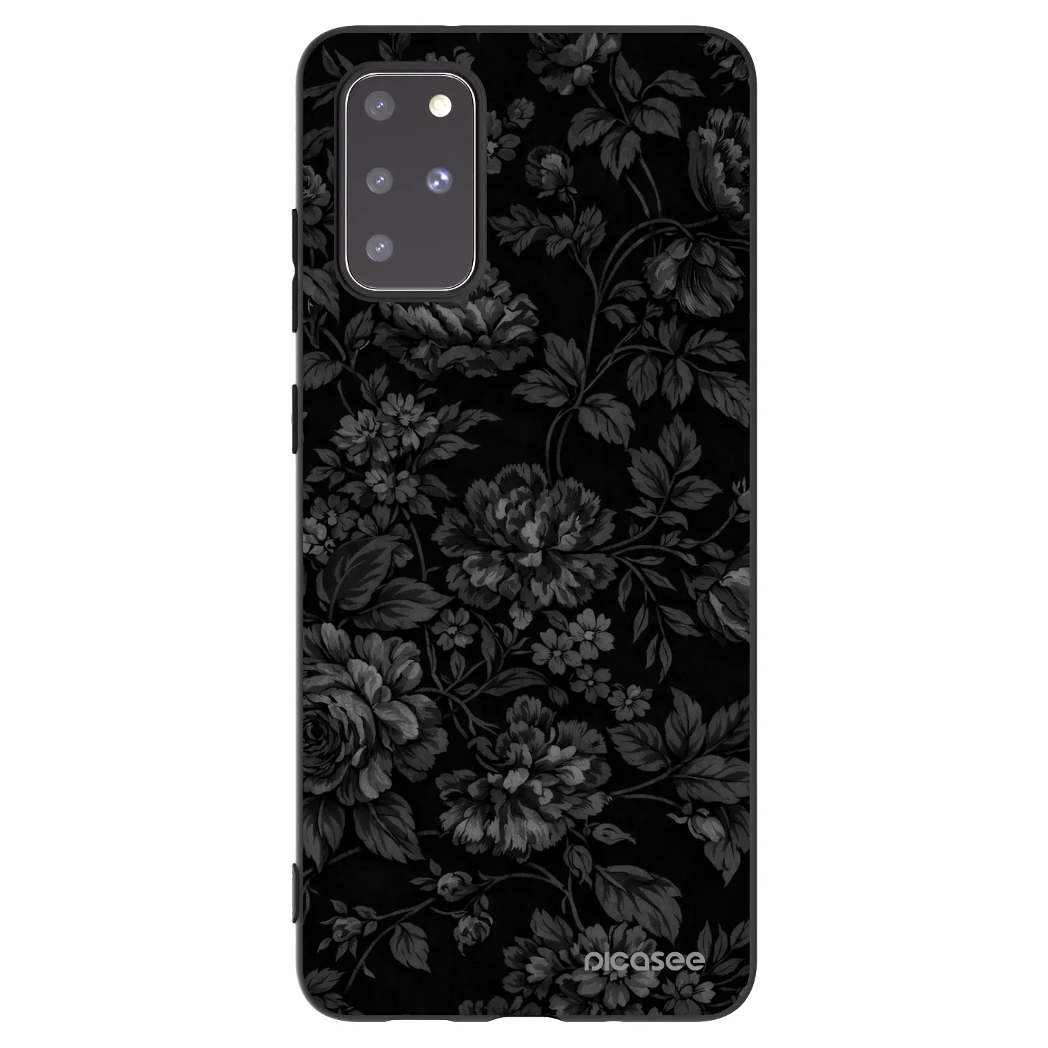 Picasee Μαύρη θήκη σιλικόνης για Samsung Galaxy S20+ G985F - Dark Romance