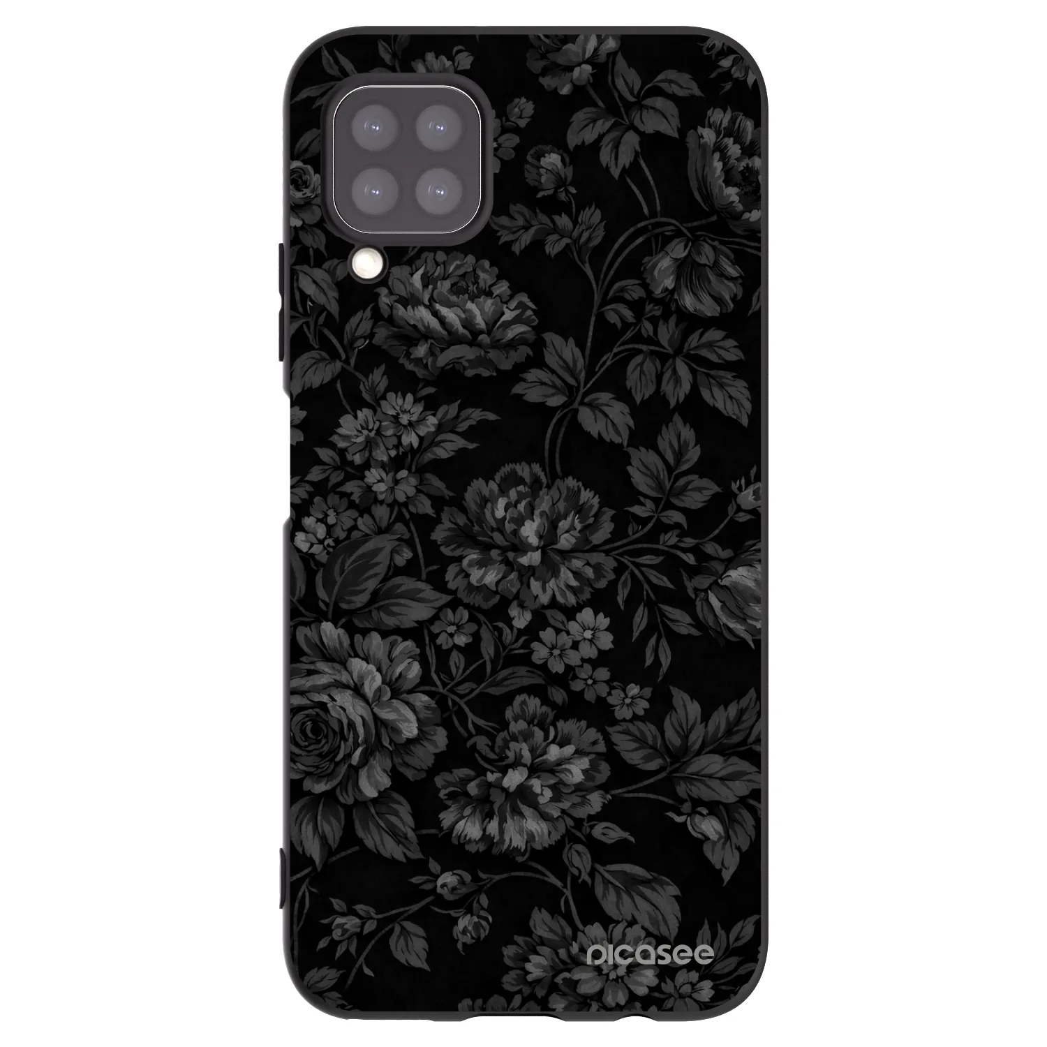 Picasee Μαύρη θήκη σιλικόνης για Huawei P40 Lite - Dark Romance