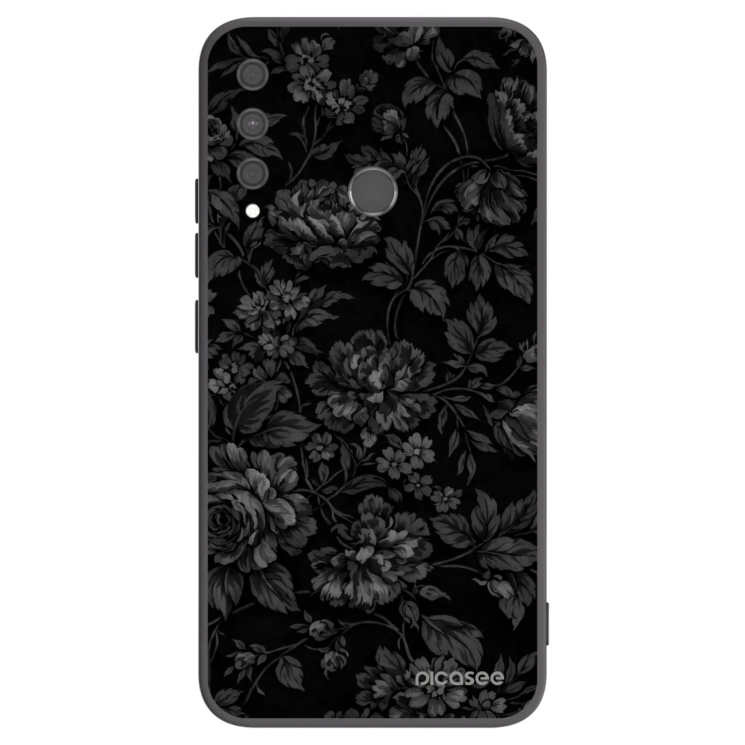 Picasee Μαύρη θήκη σιλικόνης για Huawei P40 Lite E - Dark Romance
