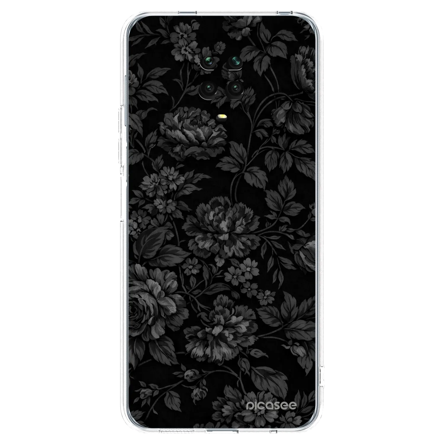 Picasee διαφανής θήκη σιλικόνης Xiaomi Redmi Note 9S - Dark Romance