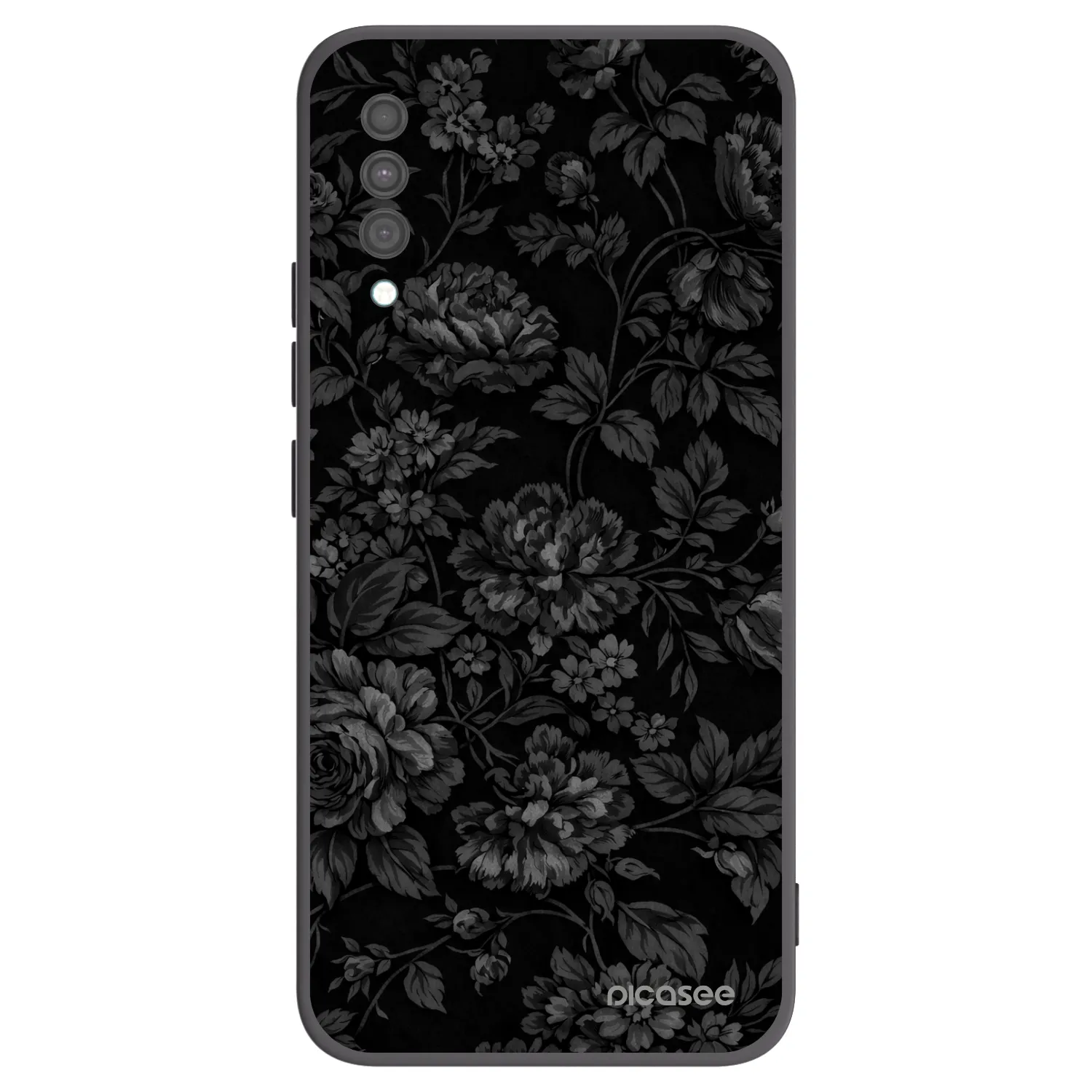 Picasee Μαύρη θήκη σιλικόνης για Samsung Galaxy A30s A307F - Dark Romance