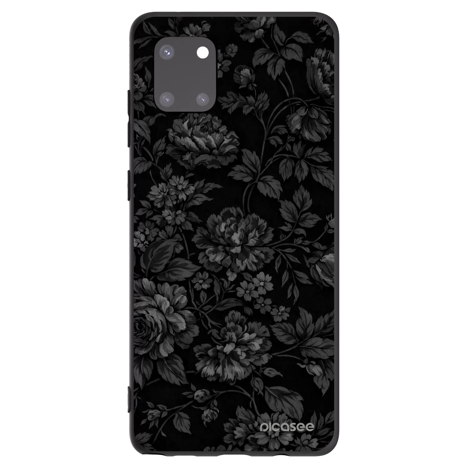 Picasee Μαύρη θήκη σιλικόνης για Samsung Galaxy Note 10 Lite N770F - Dark Romance