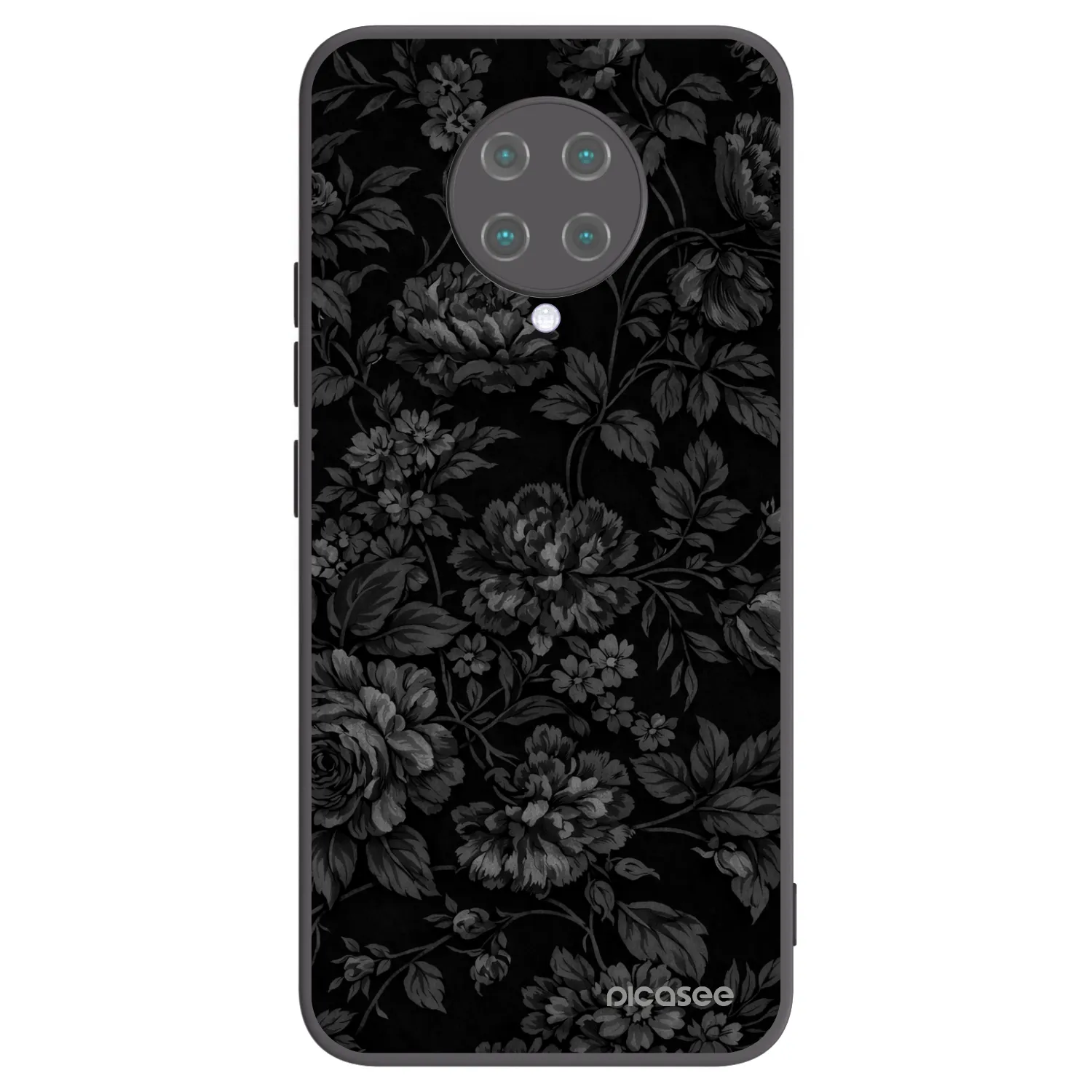 Picasee Μαύρη θήκη σιλικόνης για Xiaomi Poco F2 Pro - Dark Romance