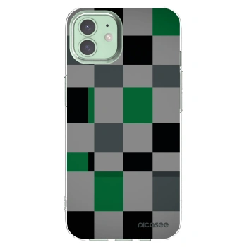 Picasee διαφανής θήκη σιλικόνης Apple iPhone 12 - Block Grid
