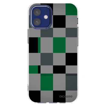 Picasee διαφανής θήκη σιλικόνης Apple iPhone 12 mini - Block Grid