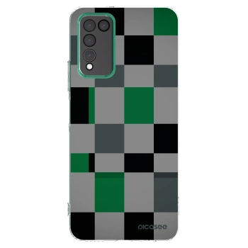 Picasee διαφανής θήκη σιλικόνης Honor 10X Lite - Block Grid