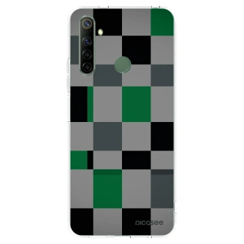 Picasee διαφανής θήκη σιλικόνης Realme 6i - Block Grid