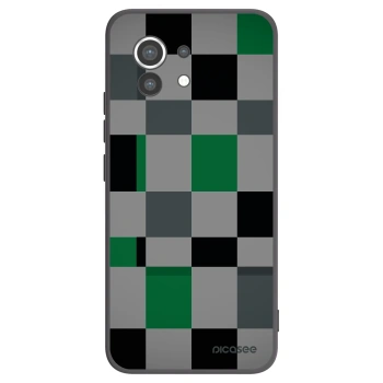 Picasee Μαύρη θήκη σιλικόνης για Xiaomi Mi 11 - Block Grid