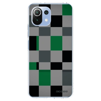 Picasee διαφανής θήκη σιλικόνης Xiaomi Mi 11 Lite - Block Grid