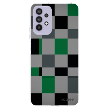 Picasee διαφανής θήκη σιλικόνης Samsung Galaxy A32 4G SM-A325F - Block Grid
