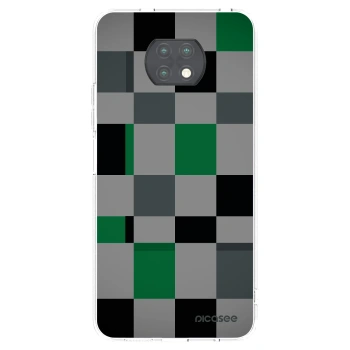 Picasee διαφανής θήκη σιλικόνης Xiaomi Redmi Note 9T - Block Grid