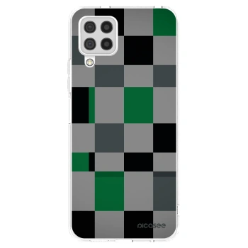 Picasee διαφανής θήκη σιλικόνης Samsung Galaxy A22 A225F 4G - Block Grid
