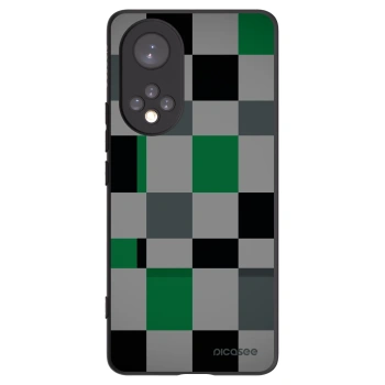 Picasee Μαύρη θήκη σιλικόνης για Huawei Nova 9 - Block Grid