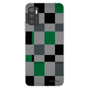 Picasee διαφανής θήκη σιλικόνης Xiaomi Poco M3 Pro 5G - Block Grid