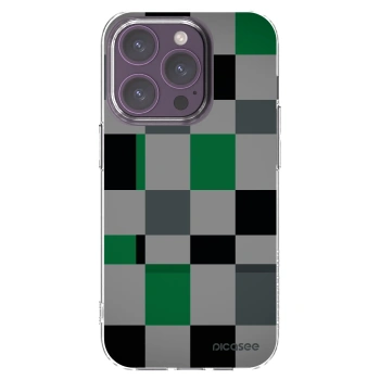 Picasee διαφανής θήκη σιλικόνης Apple iPhone 14 Pro - Block Grid