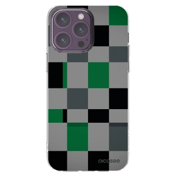 Picasee διαφανής θήκη σιλικόνης Apple iPhone 14 Pro Max - Block Grid