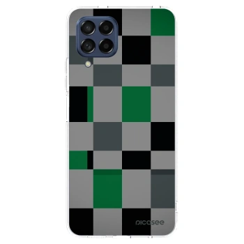 Picasee διαφανής θήκη σιλικόνης Samsung Galaxy M53 5G - Block Grid