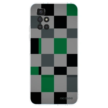 Picasee διαφανής θήκη σιλικόνης Xiaomi Redmi 10 (2022) - Block Grid