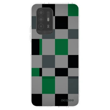 Picasee διαφανής θήκη σιλικόνης OPPO A94 5G - Block Grid