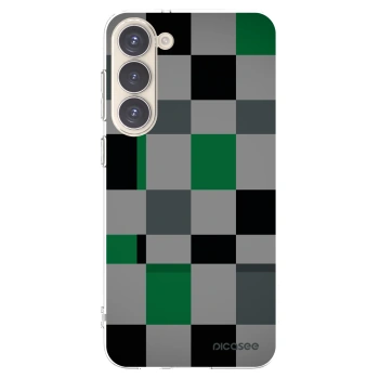 Picasee διαφανής θήκη σιλικόνης Samsung Galaxy S23+ 5G - Block Grid