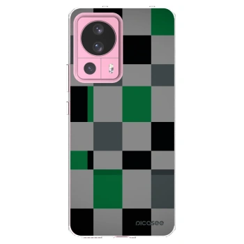 Picasee διαφανής θήκη σιλικόνης Xiaomi 13 Lite - Block Grid