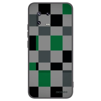 Picasee Μαύρη θήκη σιλικόνης για Xiaomi 13 Pro - Block Grid