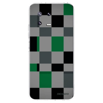 Picasee διαφανής θήκη σιλικόνης Xiaomi 13 Pro - Block Grid