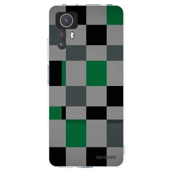 Picasee διαφανής θήκη σιλικόνης Xiaomi Redmi Note 12S - Block Grid